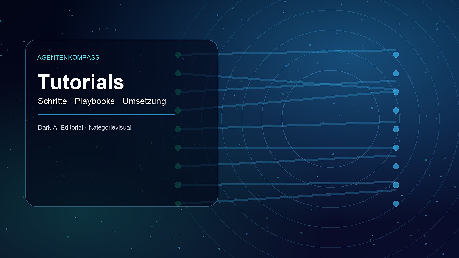Agentenkompass Kategorievisual – Tutorials